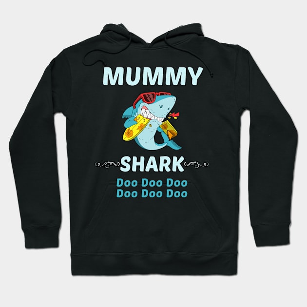 Family Shark 1 MUMMY Hoodie by blakelan128